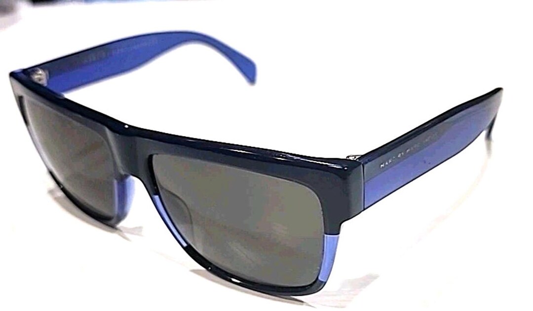 Marc Jacobs MMJ456/S Blue Square Oversized Sunglasses 56-17  display picture 3