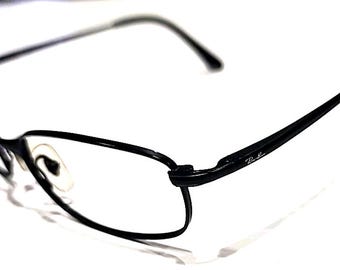 Ray Ban rb3162 006 Sleek Black Metal Sunglasses Frame Only 52-19 Italy VGG