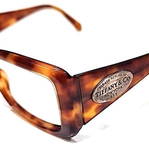 Tiffany & Co TF4006-G No Lenses Brown Rectangular Sunglasses  display picture 3