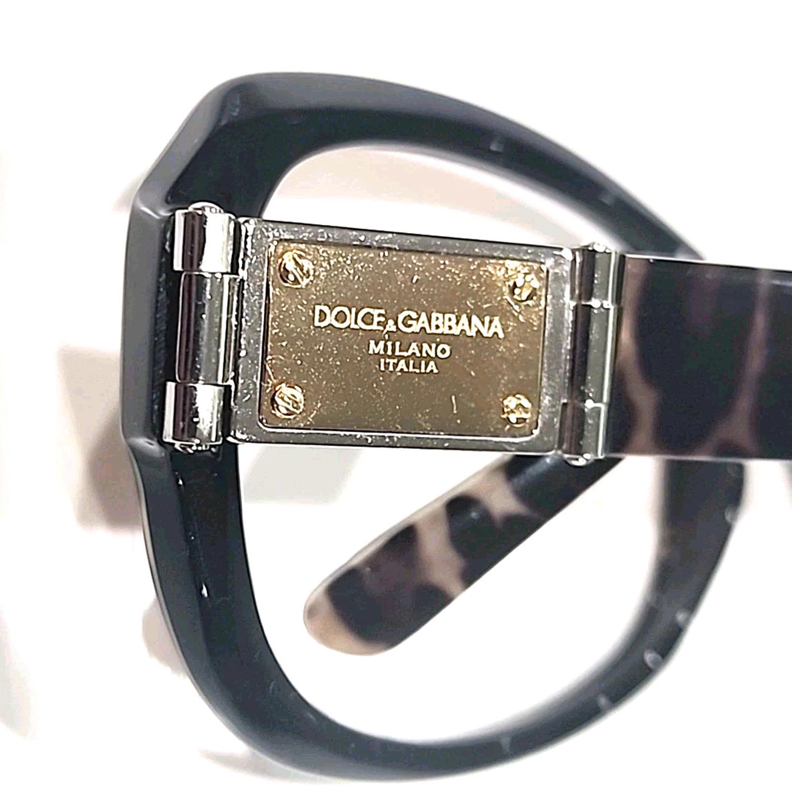 Dolce & Gabbana DG4086 Milano No Lenses Leopard Sunglasses 