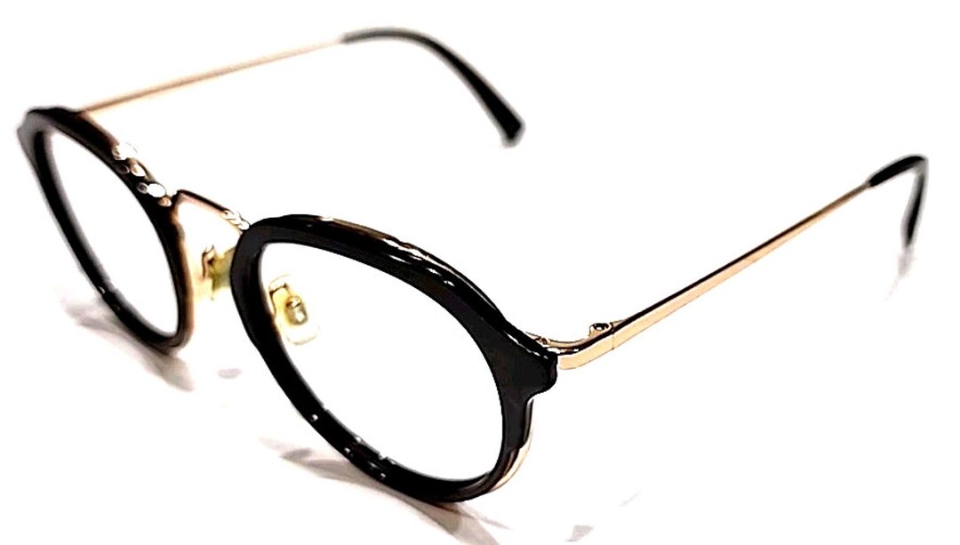 Warby Parker Wyatt 6259 Brown Gold Metal Round Sunglasses 