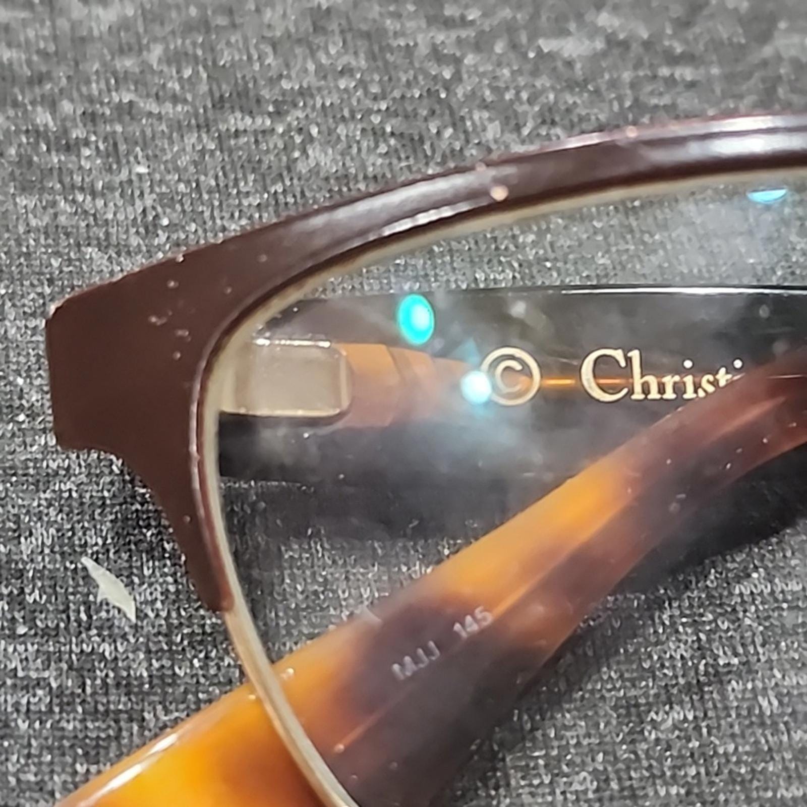 Christian Dior 3782 Brown Gold Metal Oval Eyeglasses 54-16 