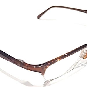 Ray Ban RB7005 2107 Brown Half Rim Eyeglasses Frame 48-19 135 image 3