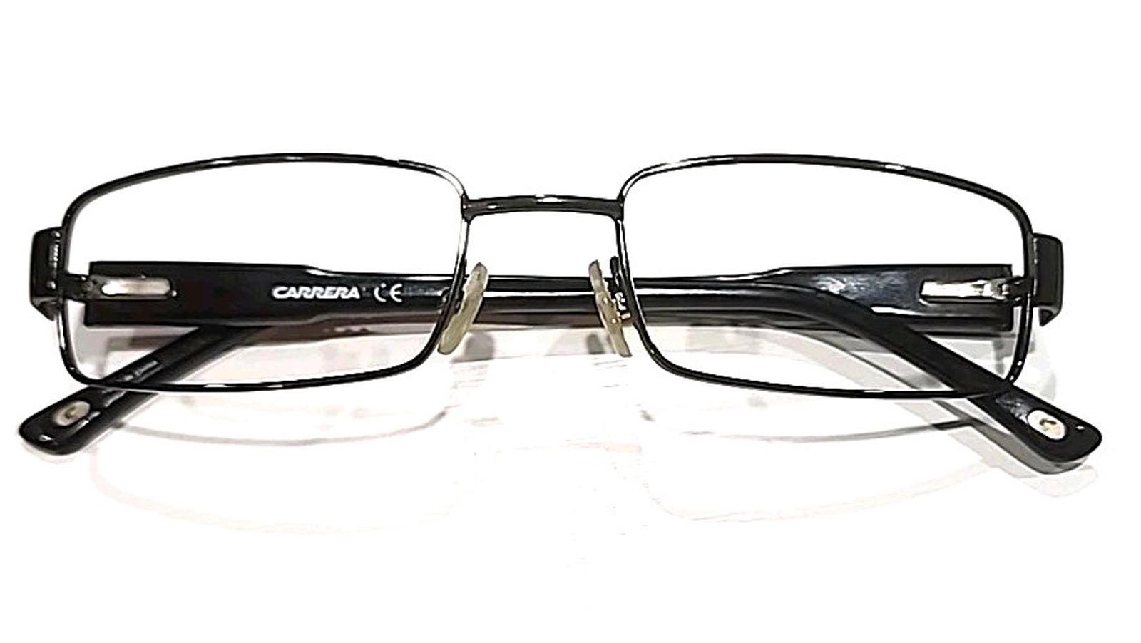 Carrera CA7550 Black Gray Rectangle Eyeglasses 51-18 135 CARRERA 7550 RECTANGULAR FULL RIM DESIGNER EYEGLASSES FRAMES  main image 2