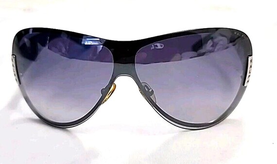 Ralph Lauren RA4008 108/6V Black Shield Rimless Wrap  display picture 1