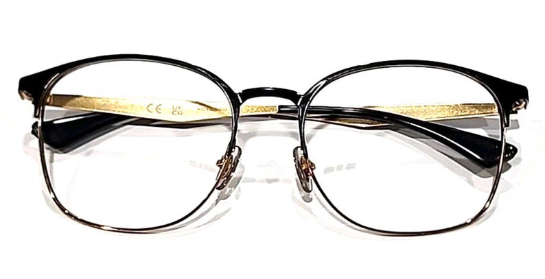 Ray Ban RB6493 2890 Black Gold Metal Square Eyeglasses Frame 53-18 140 image 6
