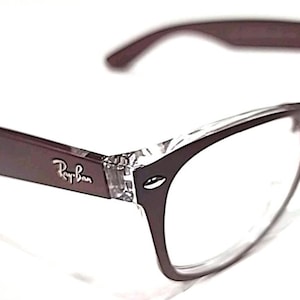 Gafas de sol Ray Ban RB2132 6054/85 New Wayfarer moradas, solo montura, 52-18, 145 imagen 1