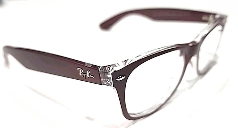 Gafas de sol Ray Ban RB2132 6054/85 New Wayfarer moradas, solo montura, 52-18, 145 imagen 1