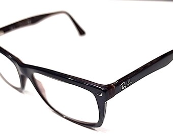 Ray Ban RB5287 5176 Gray Brown Rectangle Eyeglasses Frame 54-18 145
