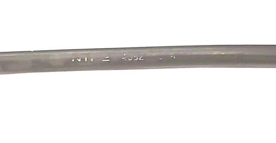 Nike 4082 Gray Rectangle Eyeglasses Frames 49-19 … - image 7