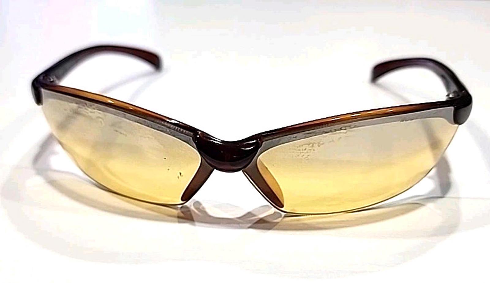 Rudy Project Jekyll sunglasses Rudy Project Jekyll Half Rim Brown Wrap Sunglasses Italy VG  main image 3