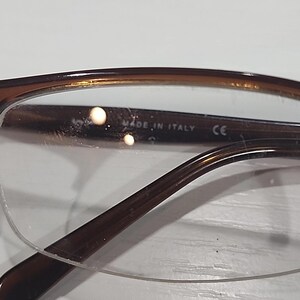 Ray Ban RB7005 2107 Brown Half Rim Eyeglasses Frame 48-19 135 image 7