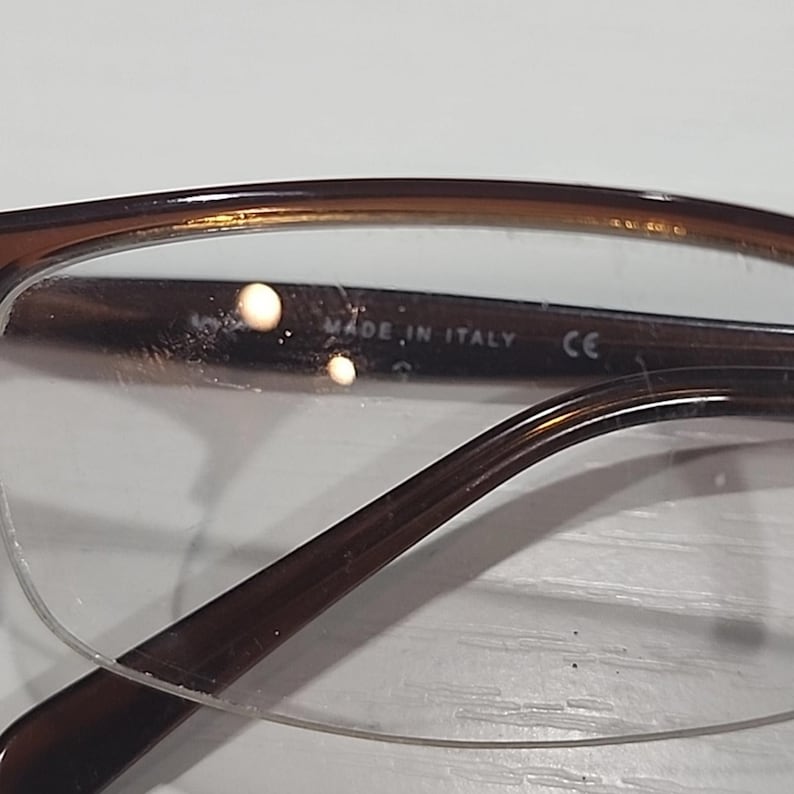 Ray Ban RB7005 2107 Brown Half Rim Eyeglasses Frame 48-19 135 image 7