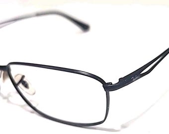 Ray Ban RB3501 006/71 KEINE Gläser Schwarz Rechteck Brillengestell 61-17140
