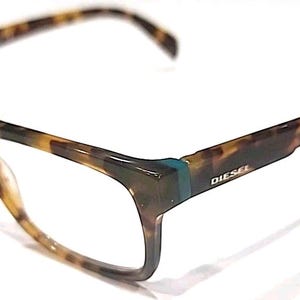 Diesel DL5071 052 Dark Tortoise Square Eyeglasses Frame 55-16 145