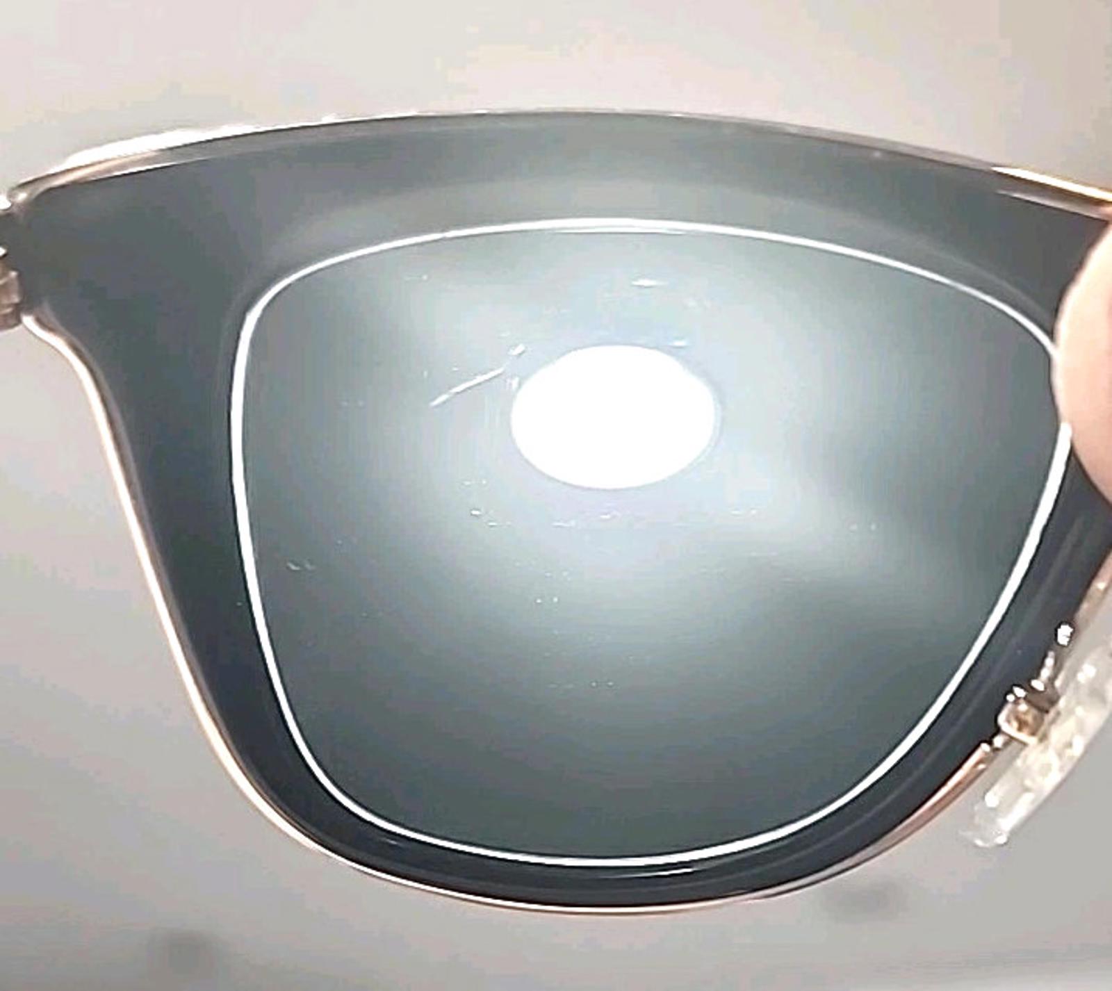 Valentino V109S 001 Black Gold Metal Cat Eyes Gray  display picture 1