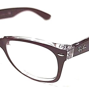 Gafas de sol Ray Ban RB2132 6054/85 New Wayfarer moradas, solo montura, 52-18, 145 imagen 2