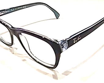 Ray Ban RB5298 5023 Tortoise Havana Blue Eyeglasses Frame 51-17 135
