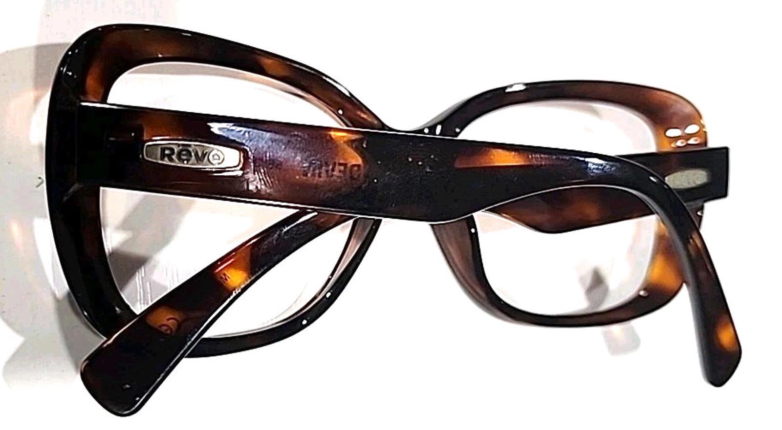REVO RE1055-02 Devin No Lenses Tortoise Oversized Sunglasses  display picture 2