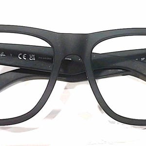 Ray Ban RB4165 622/T3 Justin Black Square Sunglasses Frame 54-16 145 image 5