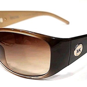Michael Kors MK2697s St Thomas Crystal Honey Brown Sunglasses w Case Cloth Michael Kors Vintage Deep Blue Square Designer Sunglasses  main image 2