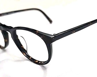 Warby Parker Eyeglasses Haskell M 207 Chestnut Crystal Round 