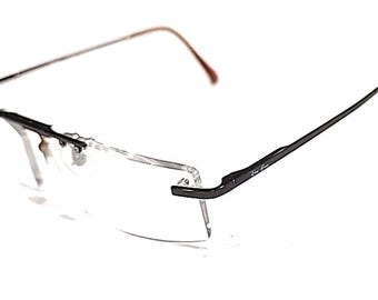 Gafas de sol Ray Ban RB6120 2511 con montura rectangular de metal marrón, talla 53-17, 140