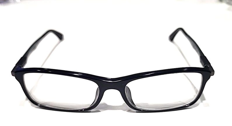 Ray Ban RB7017F 2000 Large Black Rectangle Eyeglasses Frame 56-17 145 Full Fit image 2