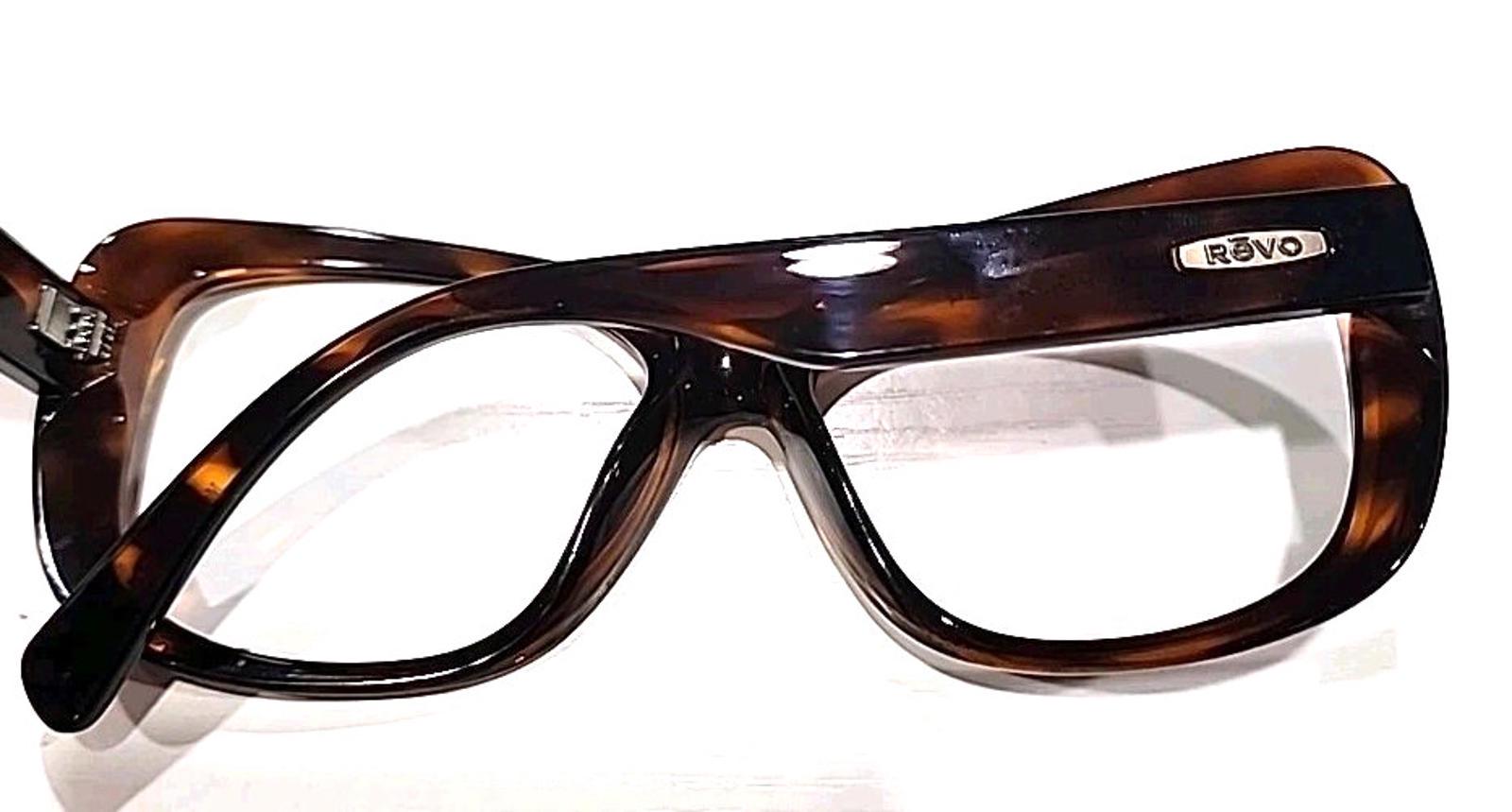 REVO RE1055-02 Devin No Lenses Tortoise Oversized Sunglasses  display picture 3
