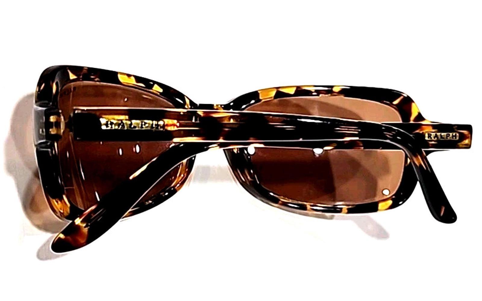 Ralph 7518/s 56-18-130 Tortoise Rectang. Ralph Lauren 7518/s Tortoise Brown Wrap Narrow Sunglasses 56  main image 2