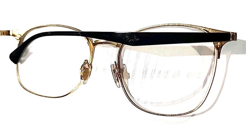 Ray Ban RB6493 2890 Black Gold Metal Square Eyeglasses Frame 53-18 140 image 3