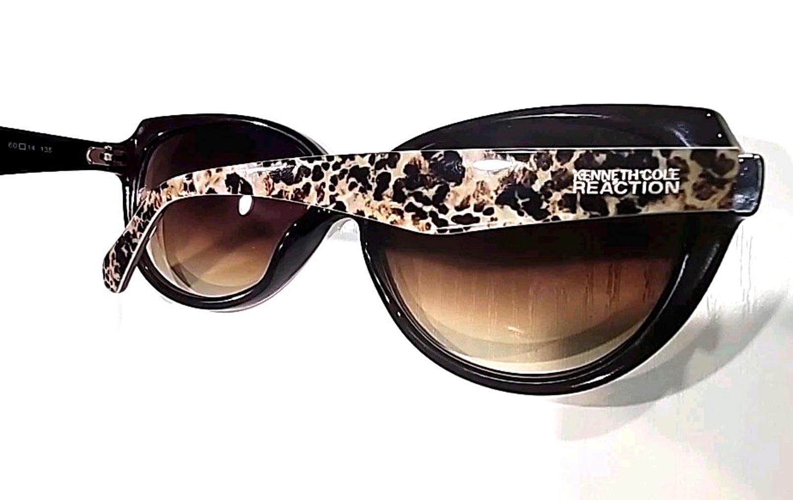Kenneth Cole Reaction Tortoise Cat Eye Sunglasses 53-18-140 Kenneth Cole Reaction Cat Eye Sunglasses for Women for sale  main image 4