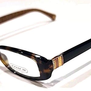 Coach HC6033B 5033 Melinda Tortoise Rectangular Eyeglasses Frame 54-15 135 New