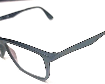 Ray Ban RAJ8744AA RC001 Black Rectangle Eyeglasses Frame 145