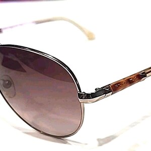 Michael Kors M2477S Silver Metal Gray Aviator Sunglasses 62  display picture 1