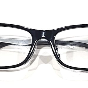 Ray Ban RB7017F 2000 Large Black Rectangle Eyeglasses Frame 56-17 145 Full Fit image 8