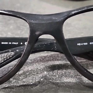 Ray Ban RB4189 601/71 Occhiali da sole avvolgenti neri Solo montatura Italia 64-16 immagine 3