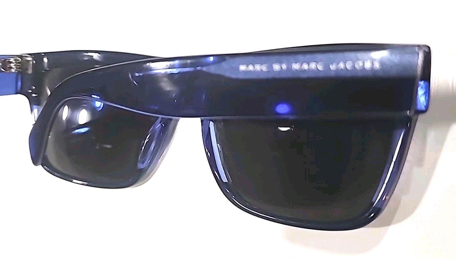 Marc Jacobs MMJ456/S Blue Square Oversized Sunglasses 56-17  display picture 2
