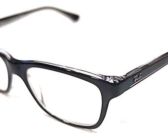 Ray Ban Jr RB1536 3529 Small Kids Crystal Black Oval Eyeglasses 48-16 130