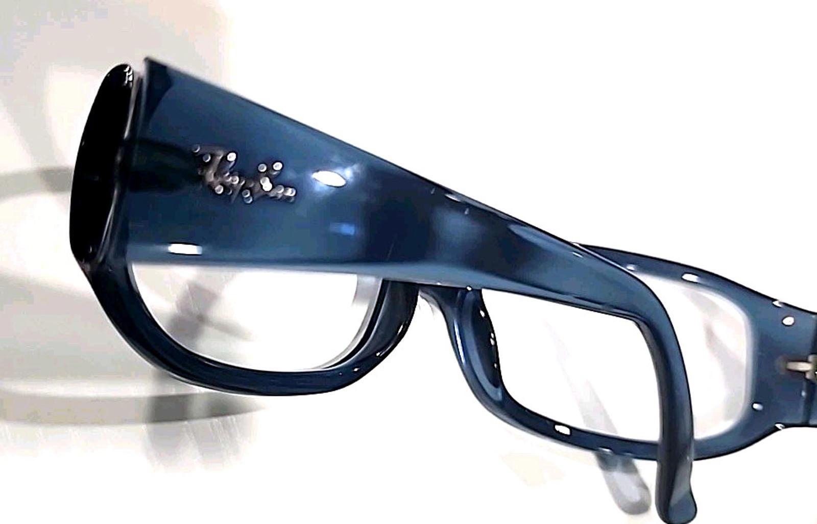 Ray Ban RB4137 656/8G No Lenses Blue Wrap Sunglasses Frame - Etsy UK display picture 1