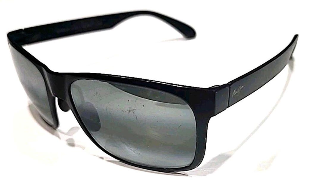 日本製　Maui Jim サングラス MJ432 2M 59 マット ブラック マウイジム MJ432-2 M レッドサンズ ブラック スクエア グレー