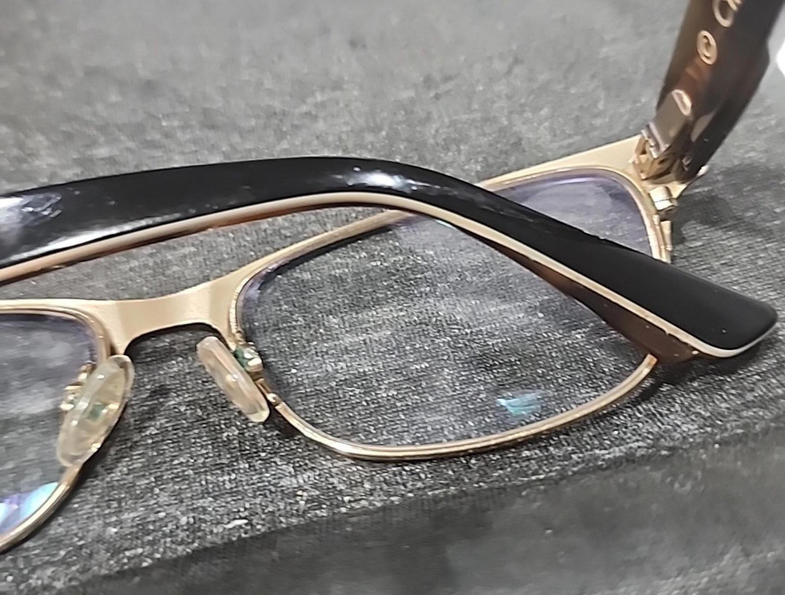 Christian Dior 3782 Brown Gold Metal Oval Eyeglasses 54-16 145 Christian Dior 3782 Brown Gold Metal Oval Eyeglasses 54-16  main image 2