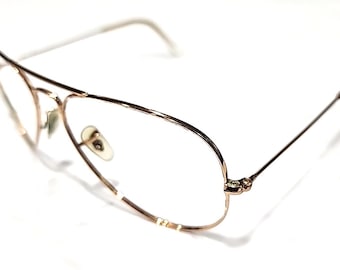 Ray Ban RB3025 L0205 No Lenses Aviator Gold Sunglasses Frame 58-14 135