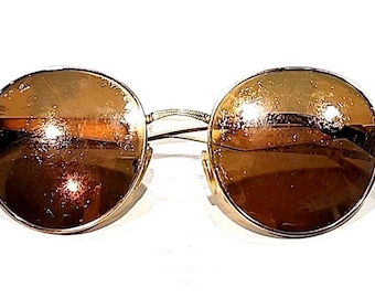 RAY BAN RB3537 001/2Y No Lenses Gold Metal Round Sunglasses Frame Only 51-19