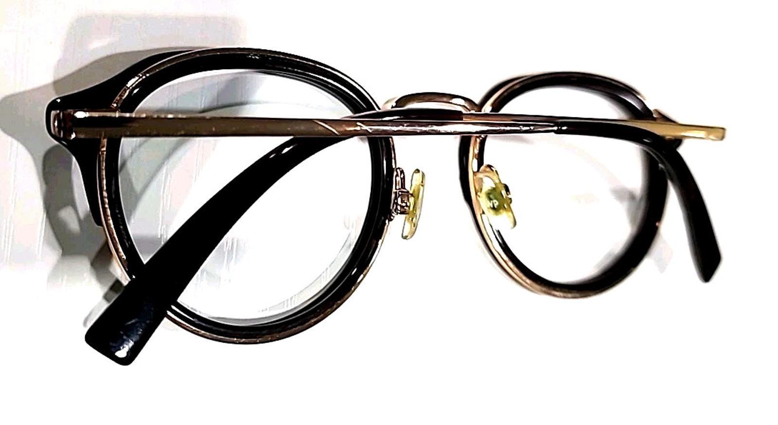 Warby Parker Wyatt 6259 Brown Gold Metal Round Sunglasses  display picture 1