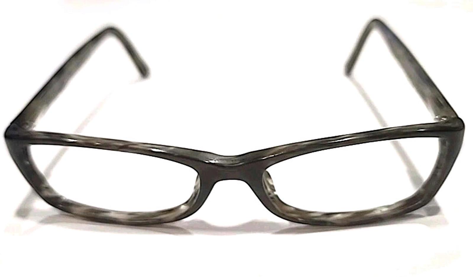 Burberry B2076 3143 Small Gray Brown Marble Rectangle Eyeglasses Frame 52-16 135 Burberry B2076 3143 Small Gray Brown Marble Rectangle  main image 2