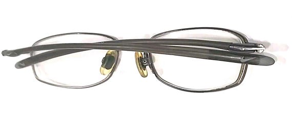 Nike 4082 Gray Rectangle Eyeglasses Frames 49-19 … - image 6