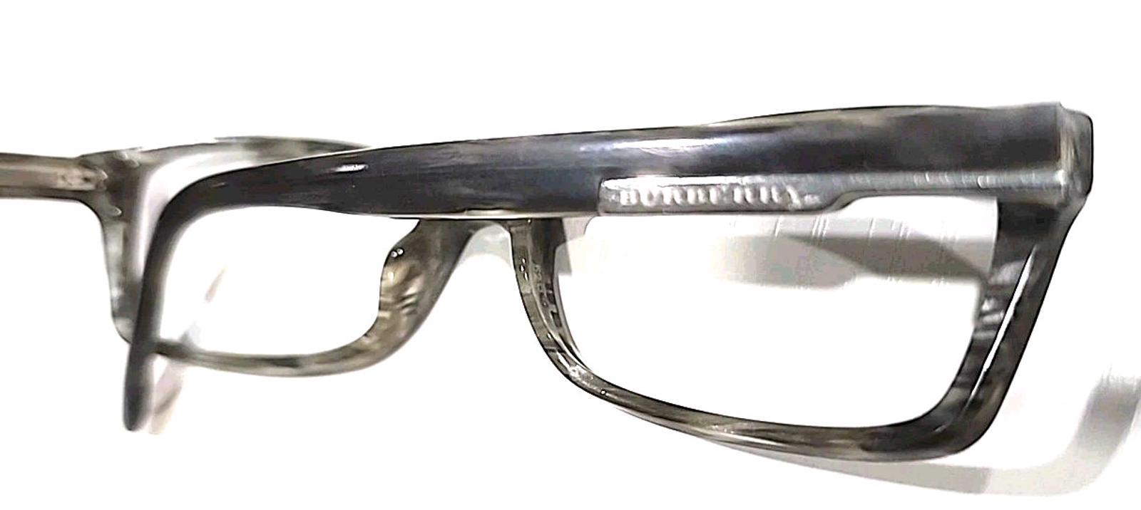 Burberry B2076 3143 Small Gray Brown Marble Rectangle Eyeglasses Frame 52-16 135 Burberry B2076 3143 Small Gray Brown Marble Rectangle  main image 4