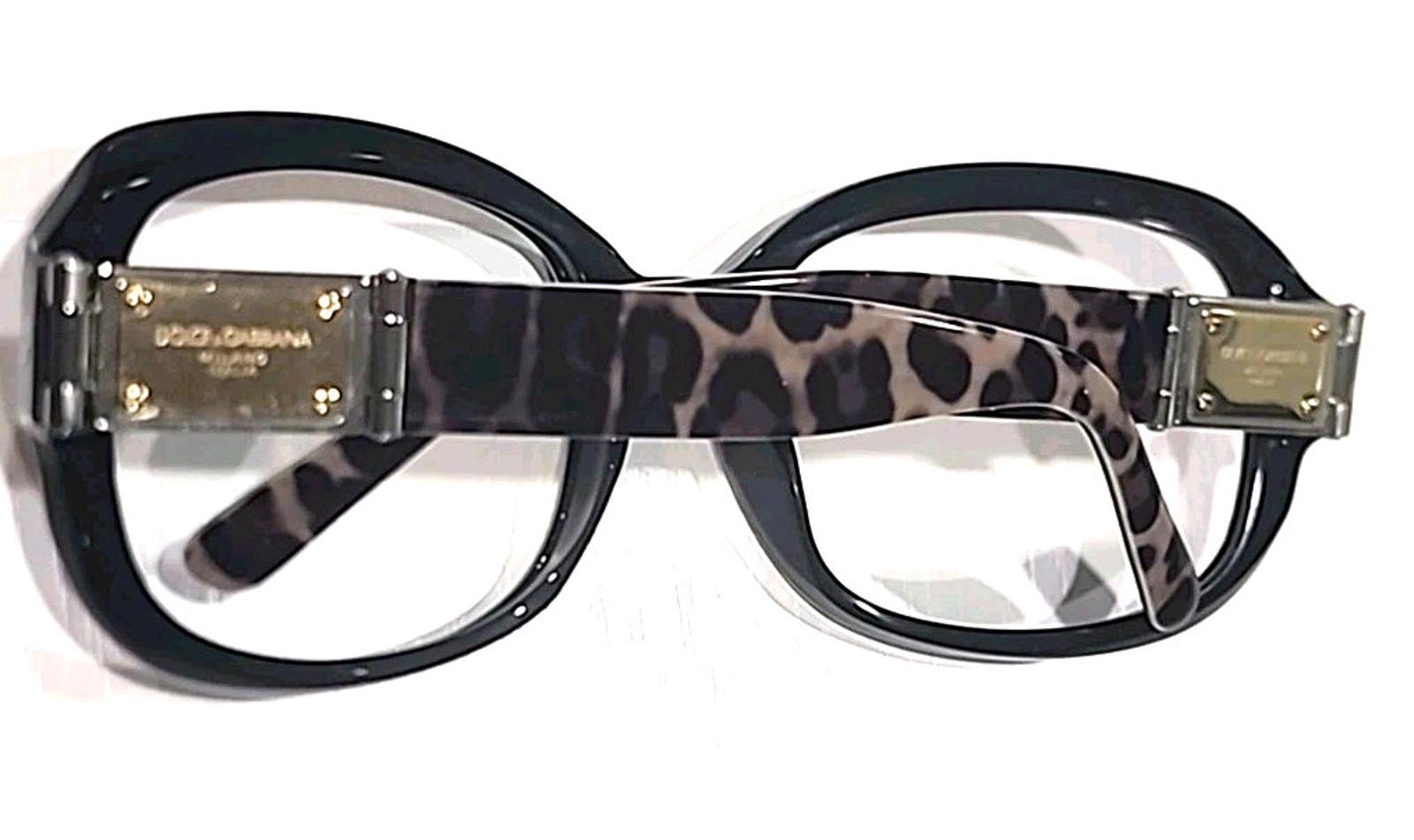 Dolce & Gabbana DG4086 Milano No Lenses Leopard Sunglasses Frame 56-19 135 Dolce & Gabbana DG4086 Milano No Lenses Leopard Sunglasses  main image 4