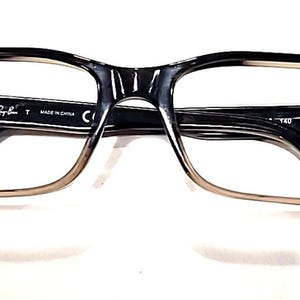 Ray Ban RB5169 5540 Black Brown Fade Rectangle Eyeglasses 54-16 140 image 6